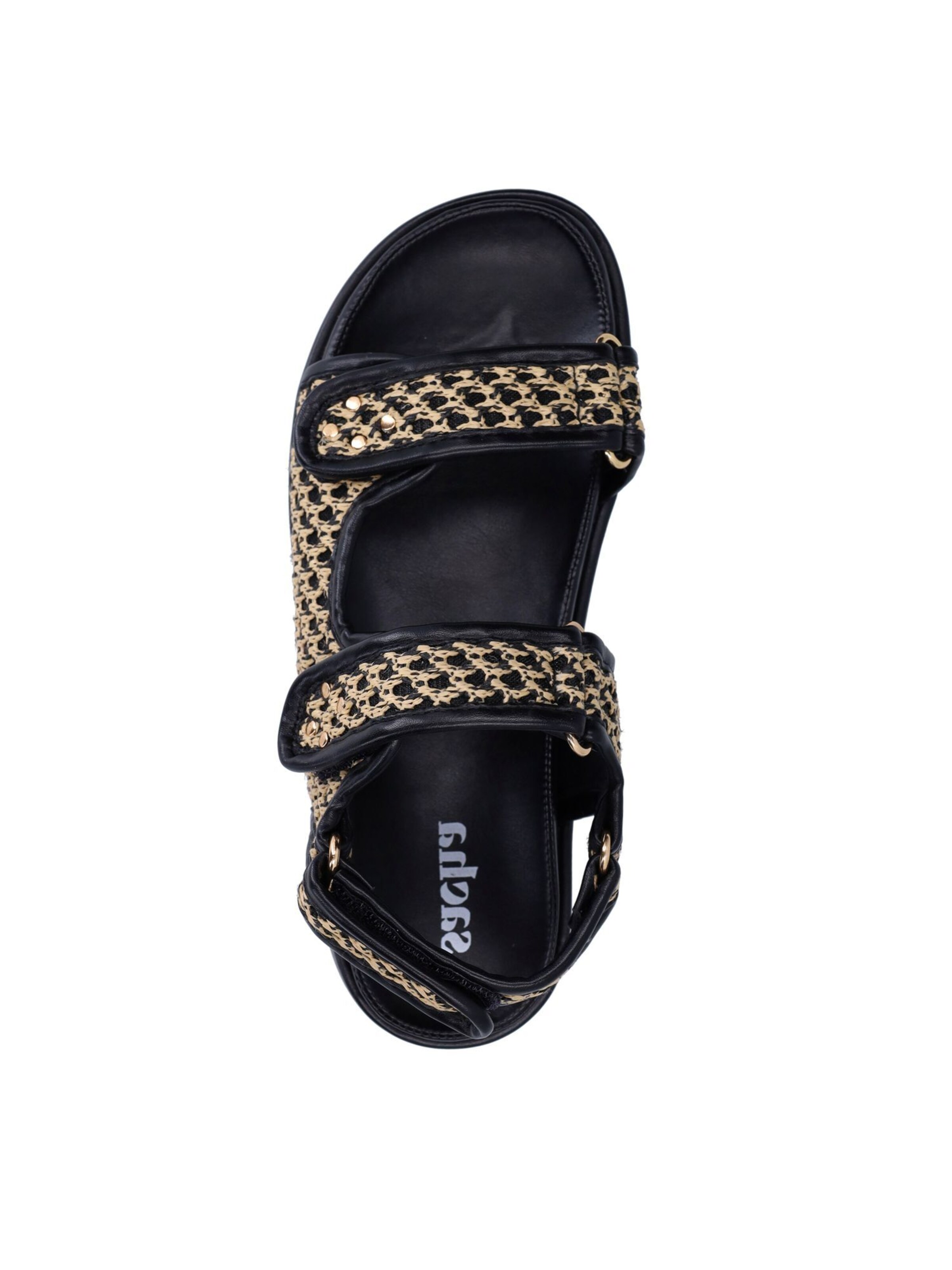 SACHA Sandaal in Zwart