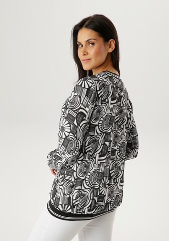 Aniston SELECTED Sweatshirt in Schwarz