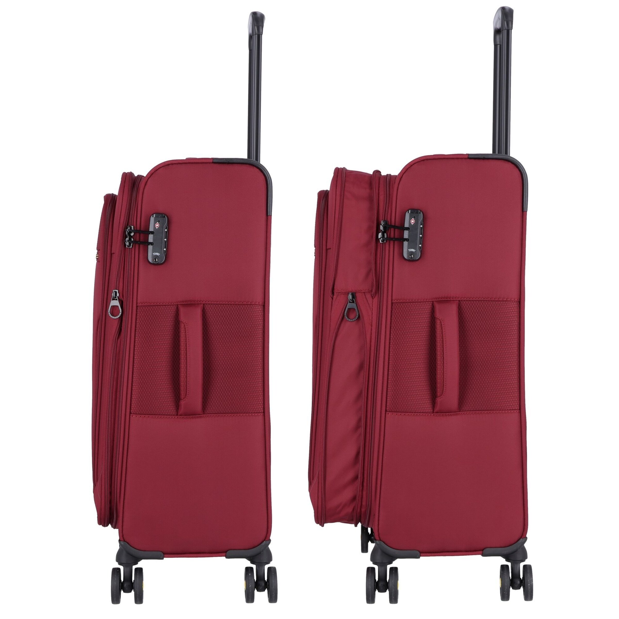 Ensemble de bagages 'Travel Line' D&N en rouge