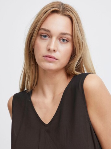 ICHI Top ' MAIN ' in Zwart