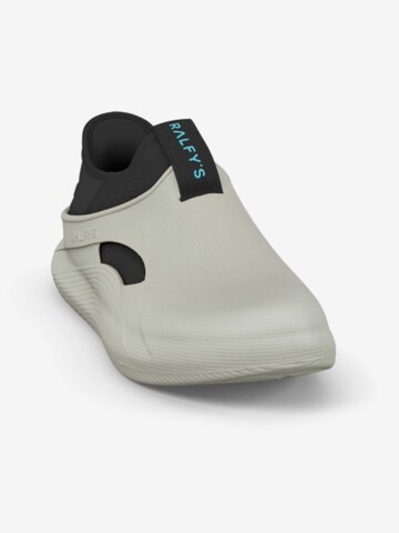 RALFY'S Classic Flats 'N1 Combo' in Grey: front
