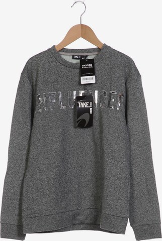 Take Two Sweatshirt & Zip-Up Hoodie in S in Grey: front