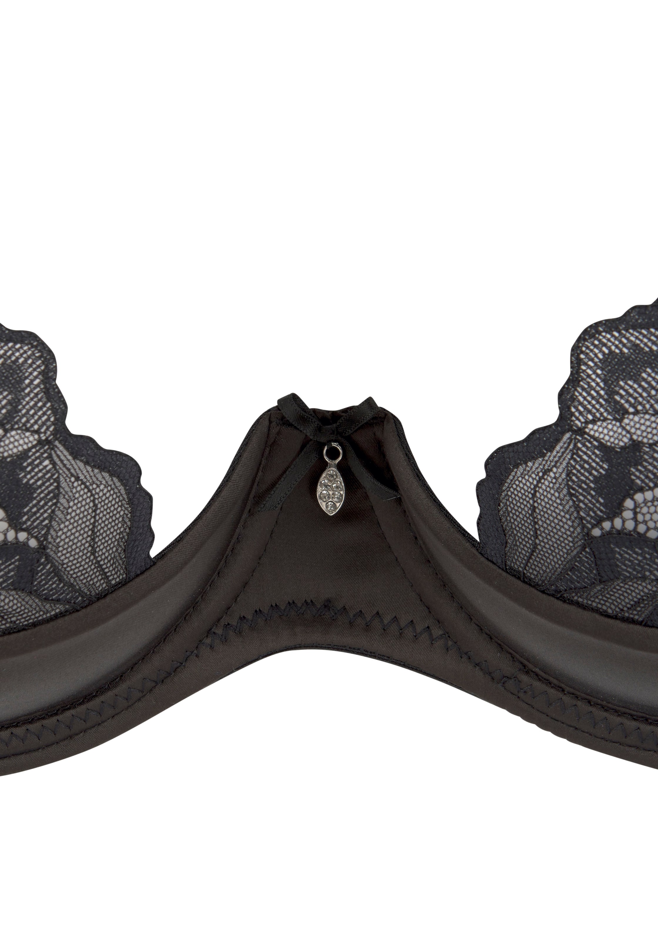LASCANA Бюстье Бюстгальтер 'Banana bra' в Черный