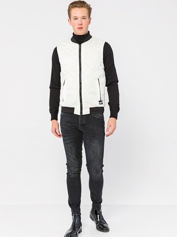 Ron Tomson Vest in White