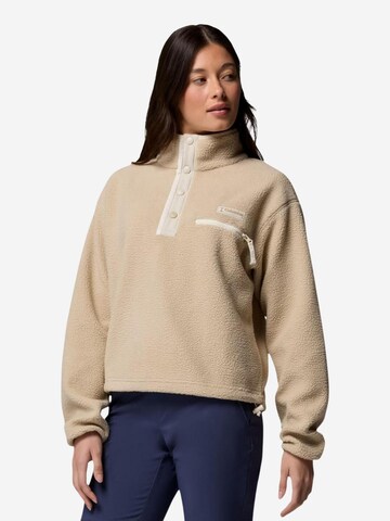 COLUMBIA - Sudadera 'Helvetia™ II Cropped Half Snap Fleece 2092231' en beige