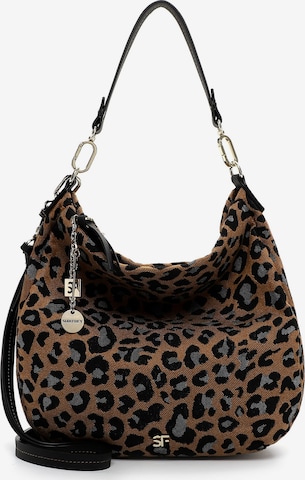 Suri Frey Pouch ' SFY Tammy ' in Brown: front