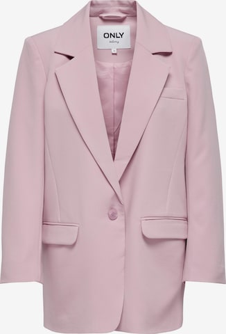 Blazer 'Lana-Berry' ONLY en rose : devant