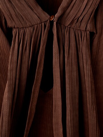 MANGO Bluzka 'Choco' w kolorze brązowy