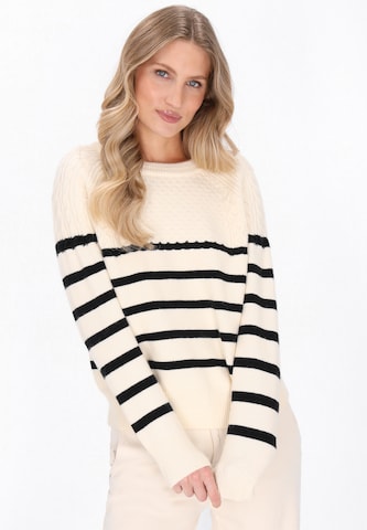 DreiMaster Maritim Sweater in White