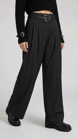 Wide Leg Pantalon à pince Hoermanseder en bleu : devant