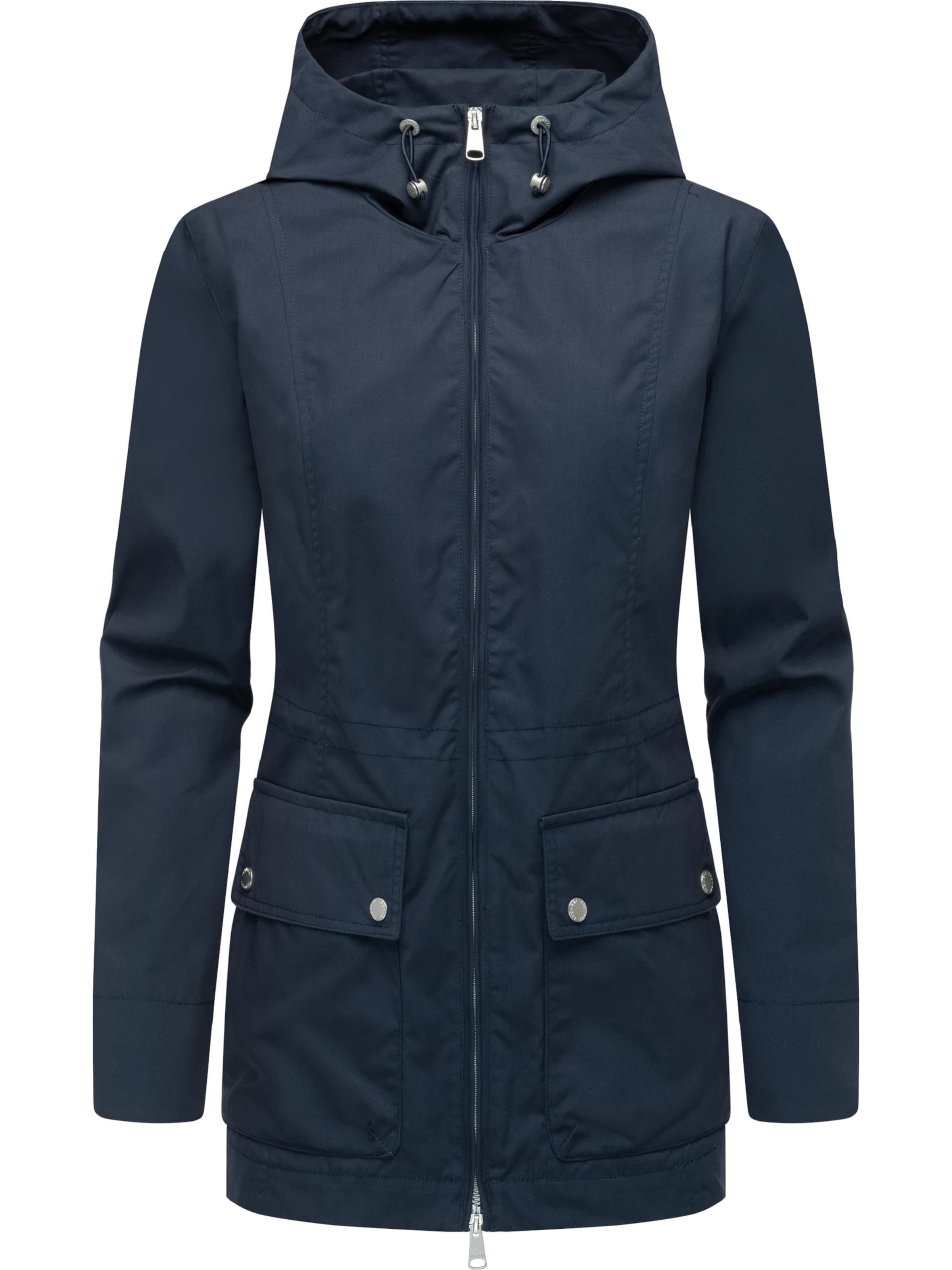 Ragwear Weatherproof jacket 'Monadetta' in Blue: front