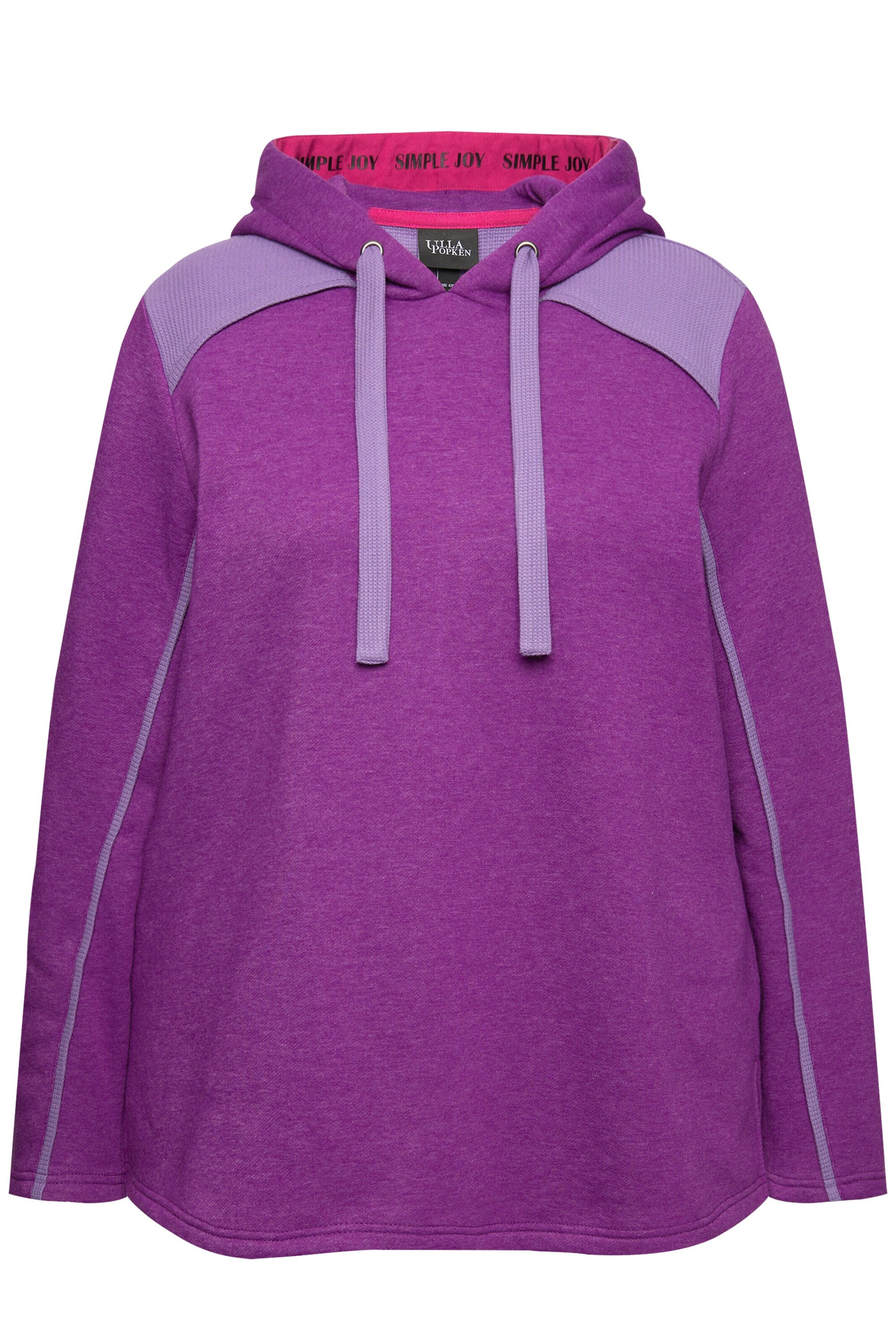 Ulla Popken Sweatshirt in Lila: Vorderseite