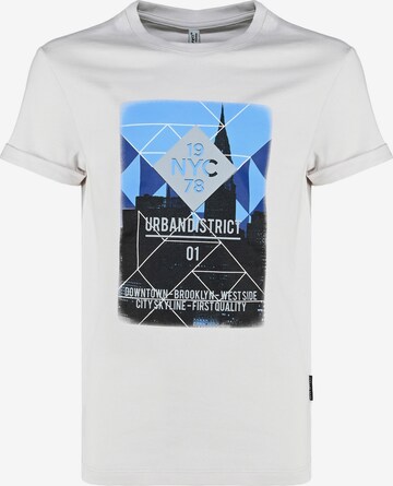 BLUE EFFECT T-Shirt 'URBANDISTRICT' in Weiß: predná strana