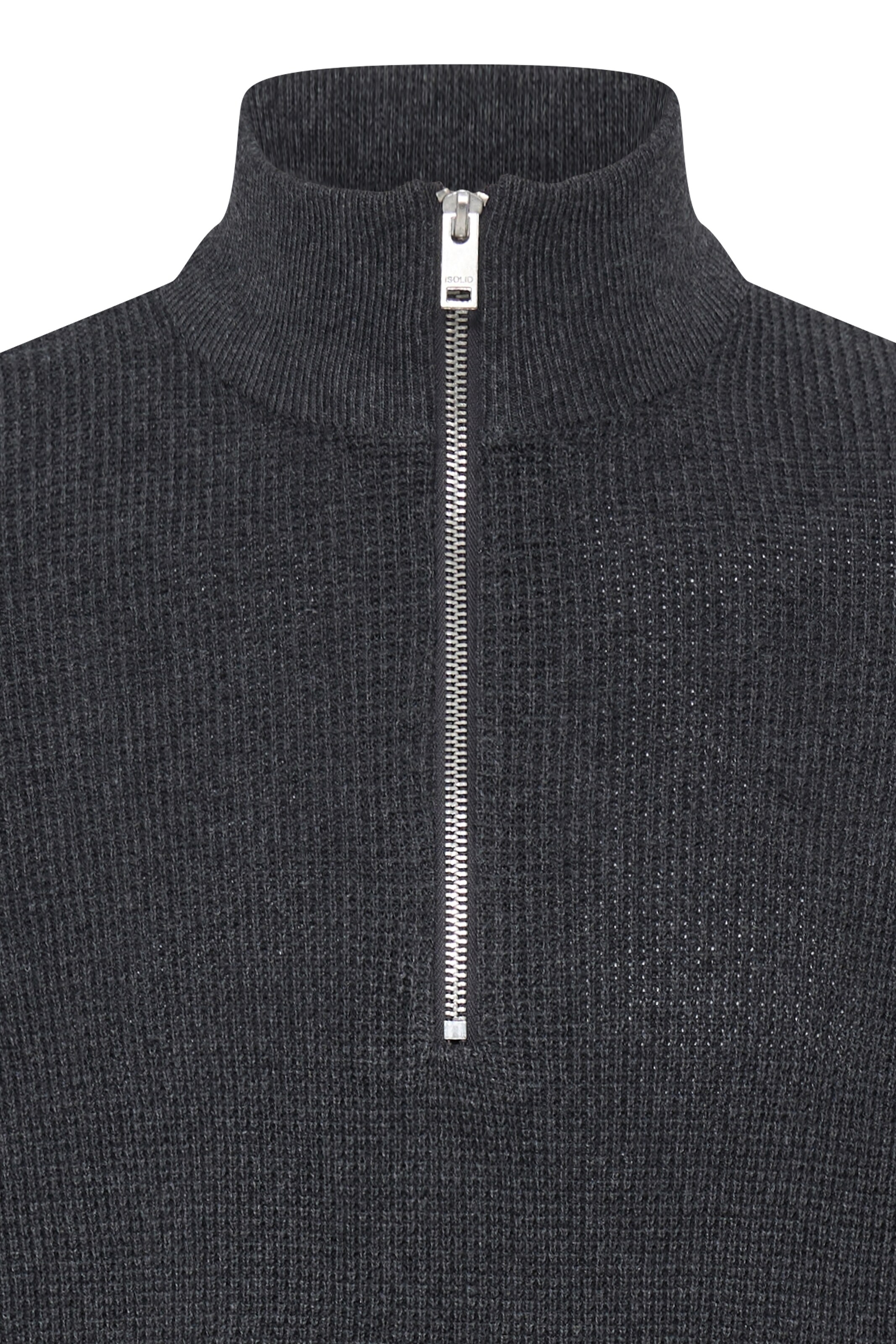 !Solid Sweater 'SDVian' in Grey