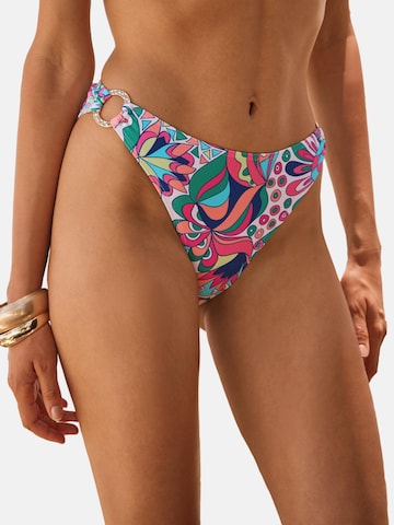 love & roses - Braga de bikini en Mezcla de colores: frente