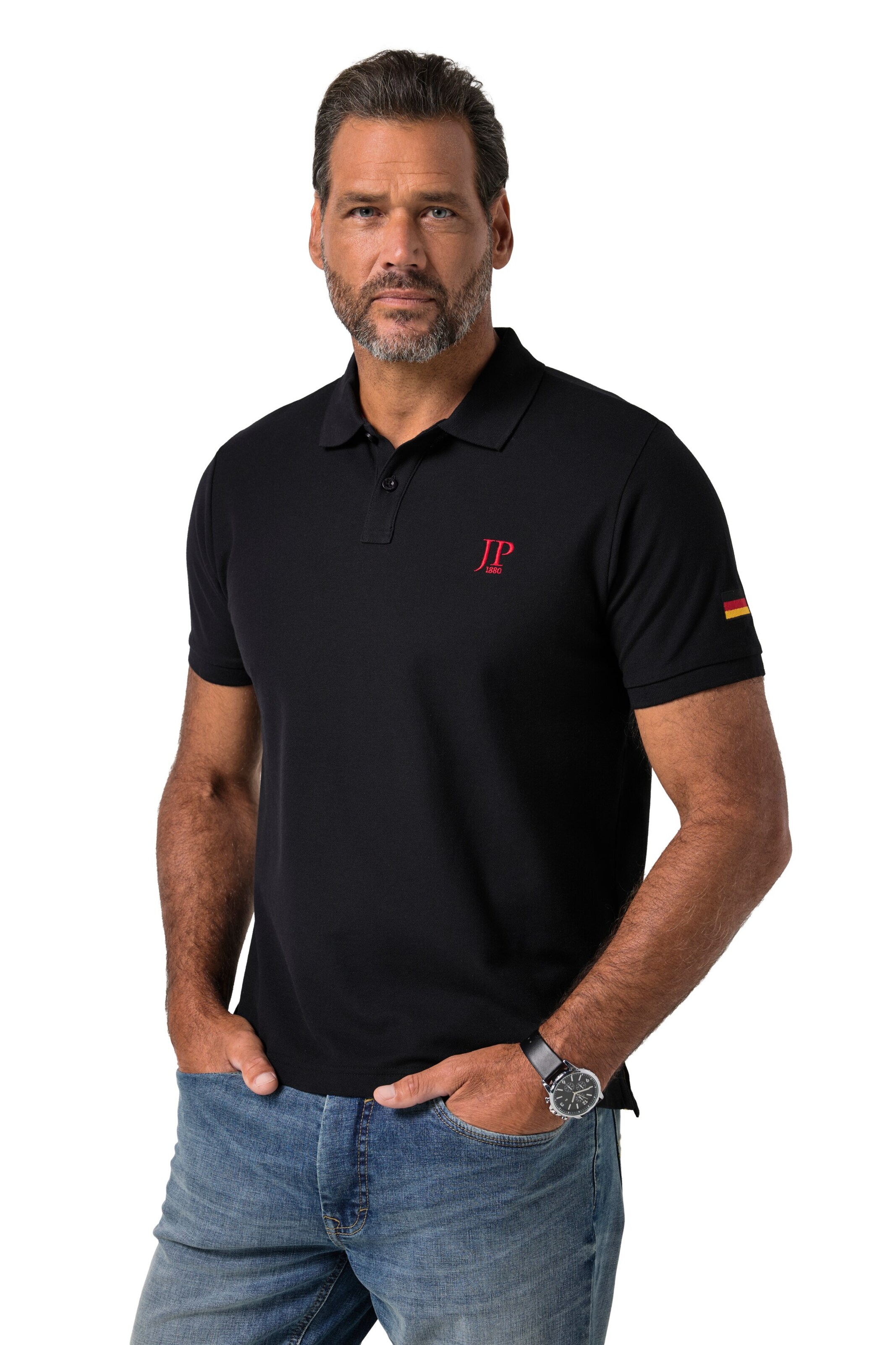 JP1880 Shirt in Mixed colours: front