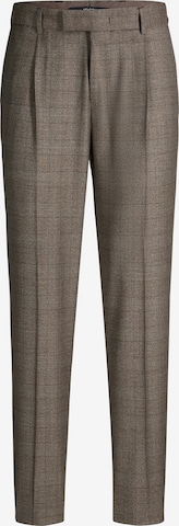 JOOP! Regular Pleated Pants in Brown: front