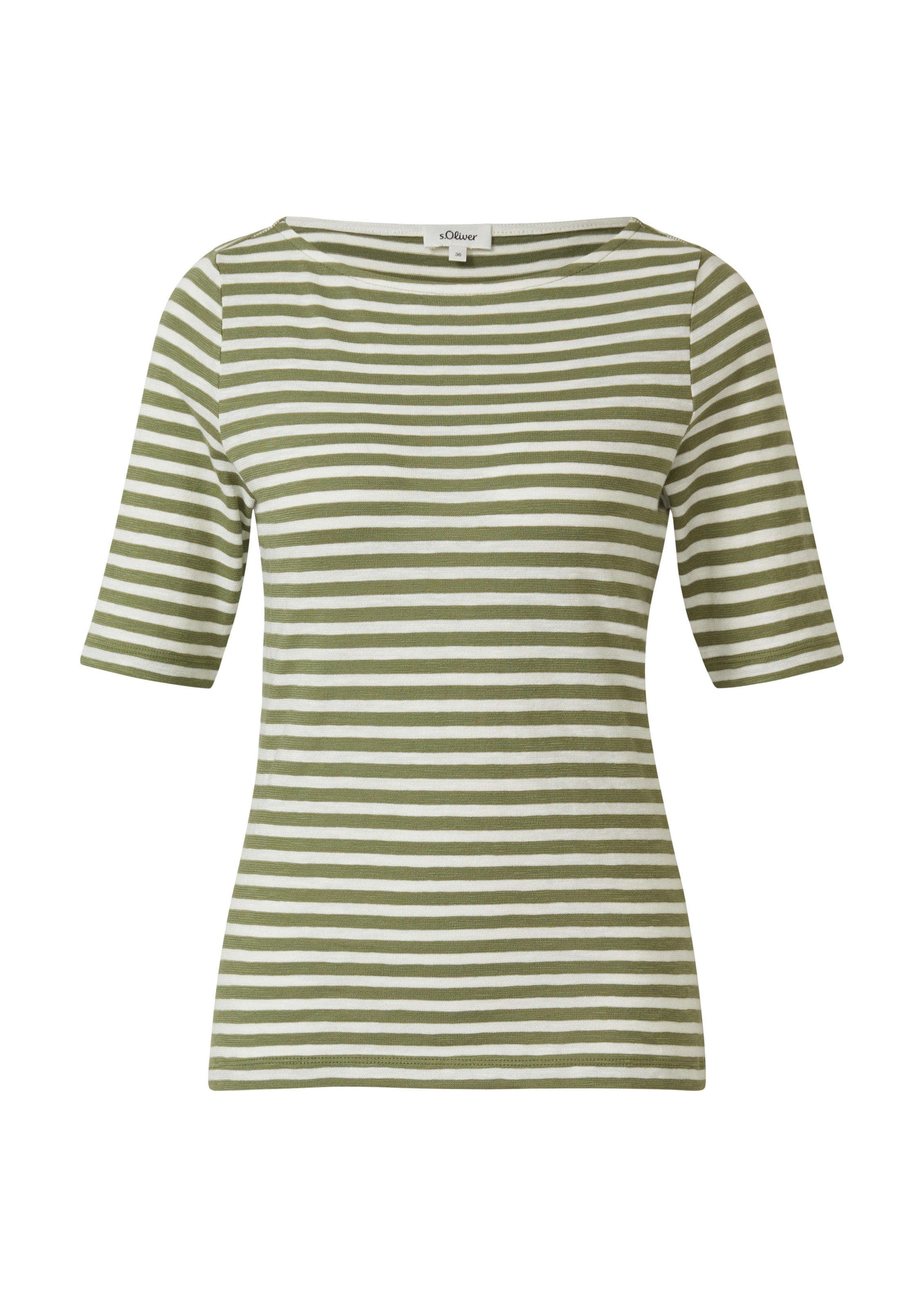 T-shirt s.Oliver en vert : devant