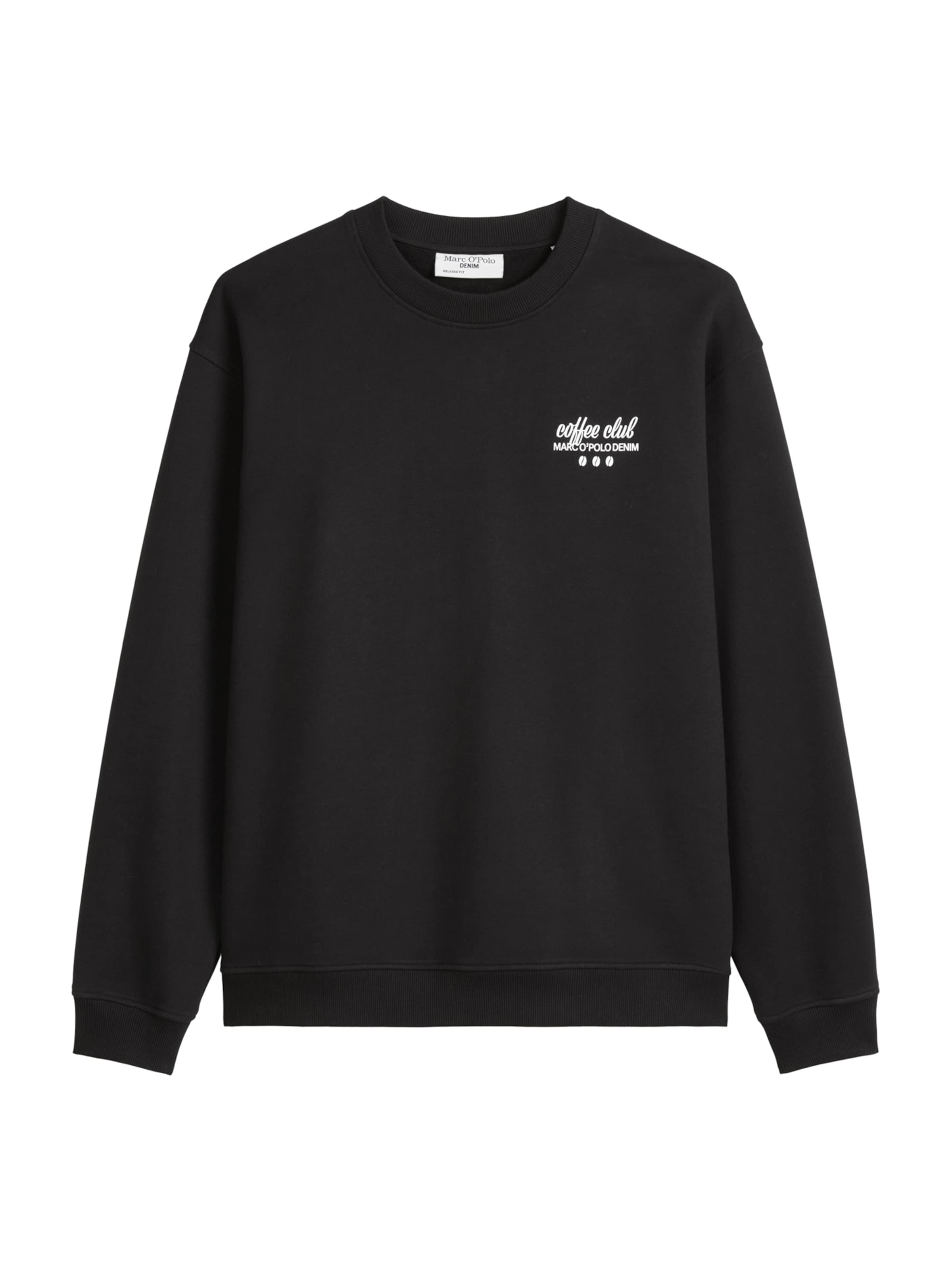 Marc O'Polo DENIM Sweatshirt i svart: framsida