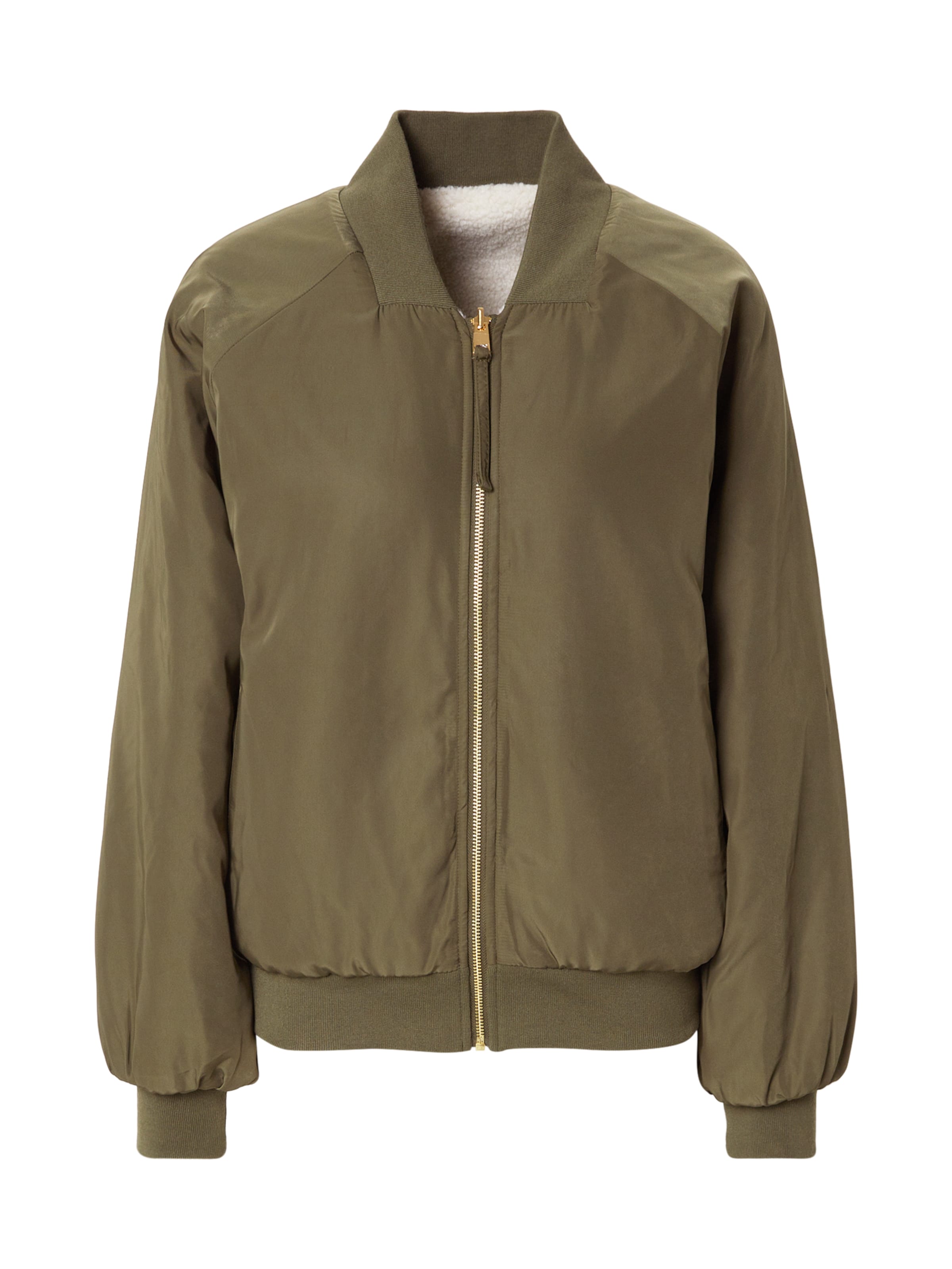 NÜMPH Between-season jacket 'Etera' in Green: front