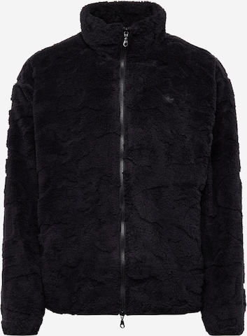 Jachetă  fleece de la ADIDAS ORIGINALS pe negru: față