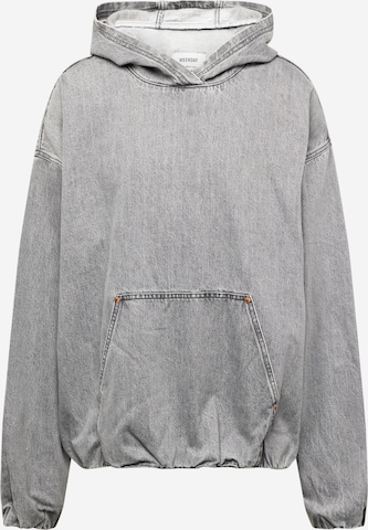 WEEKDAY Sweatshirt 'Altadena' i grå: framsida