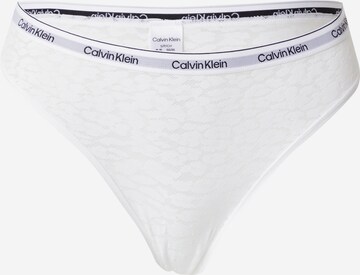 Calvin Klein Underwear String bugyik - fehér: elől