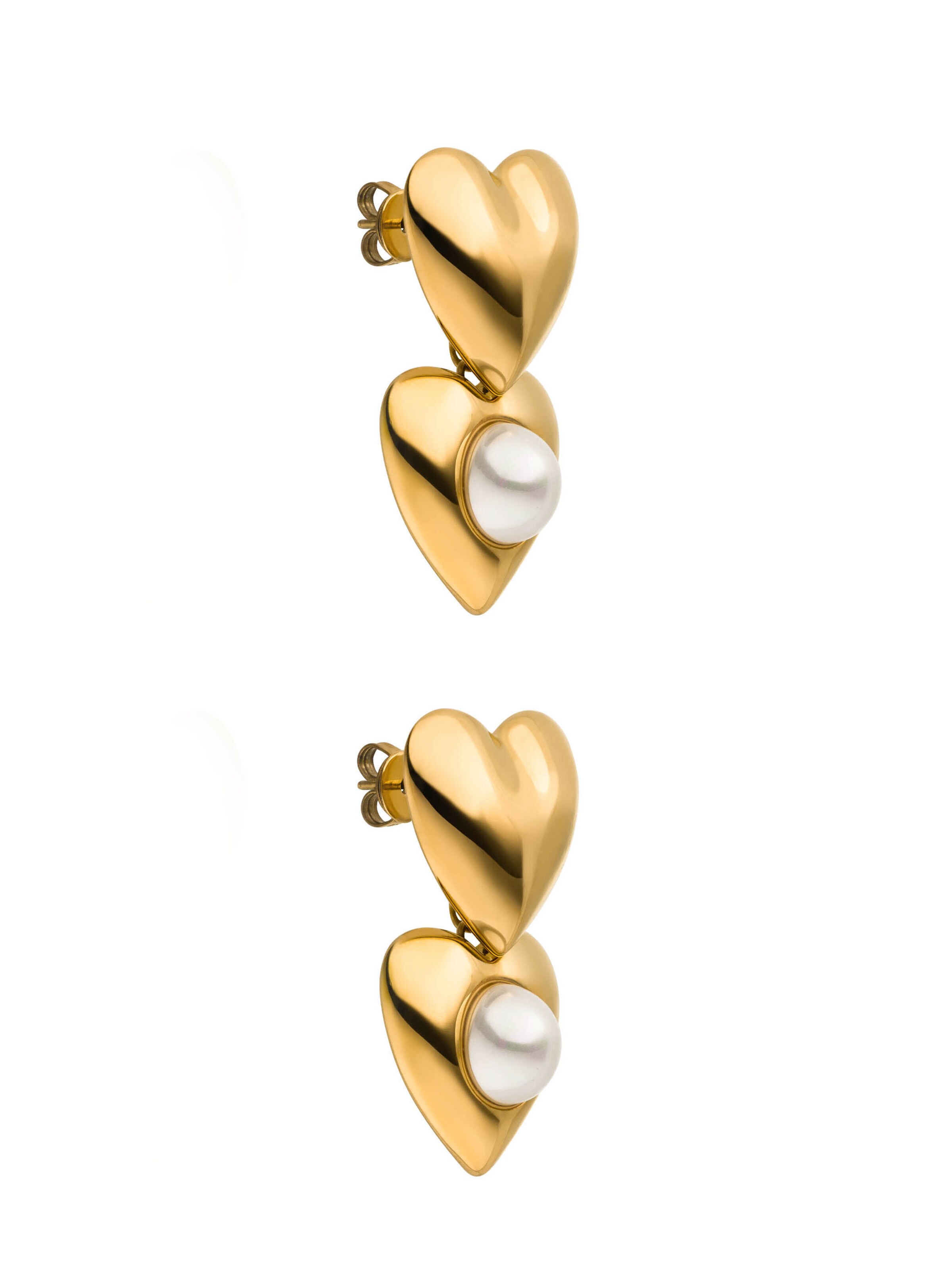 PURELEI - Pendientes 'My Heart' en oro