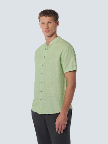 Regular fit Camicia di No Excess in verde: frontale