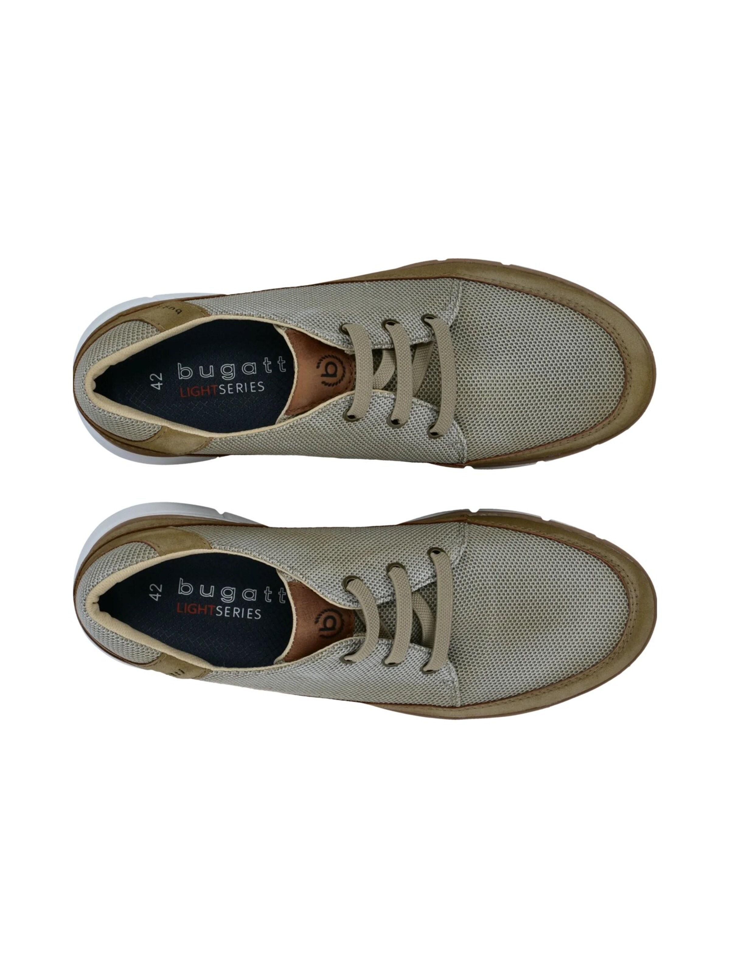 Baskets basses bugatti en vert