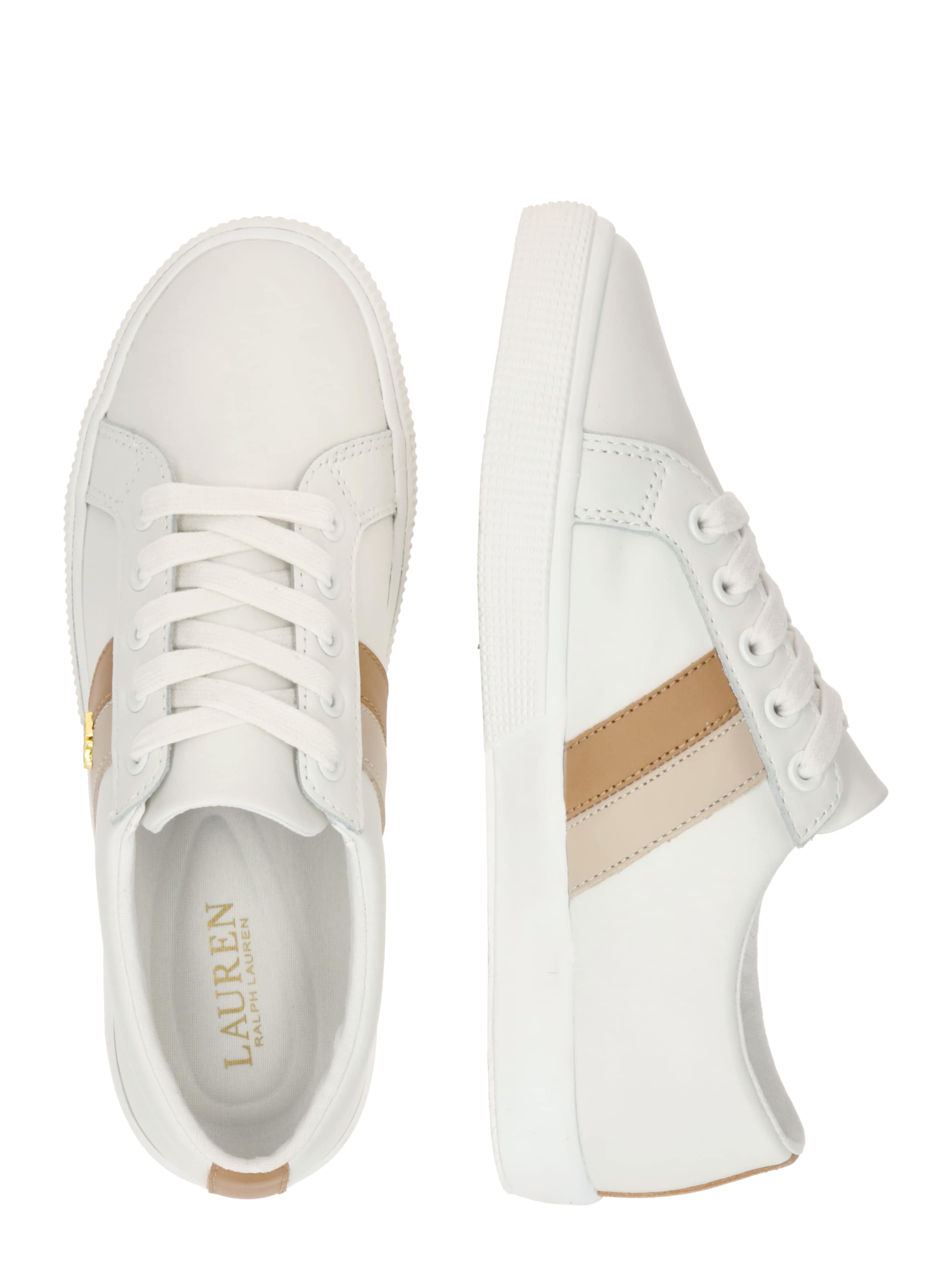Sneaker low 'JANSON II' de la Lauren Ralph Lauren pe alb