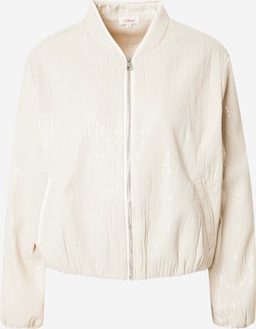 s.OliverPrijelazna jakna - bež boja: prednji dio