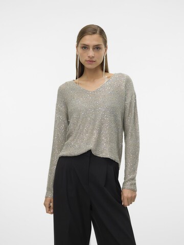 VERO MODA Trui 'Leilani' in Grijs: voorkant