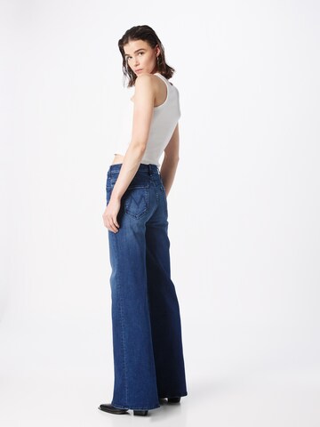 MOTHER Regular Jeans 'THE HUSTLER ROLLER SNEAK' in Blau