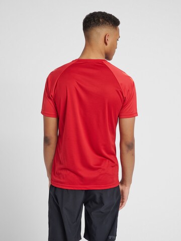 T-Shirt fonctionnel Hummel en rouge