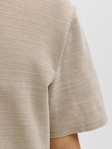 JACK & JONES T-Shirt in Beige