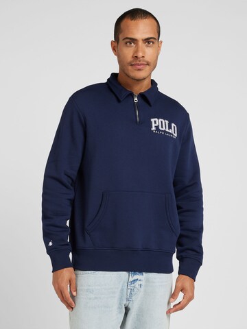 Polo Ralph Lauren Bluzka sportowa w kolorze niebieski: przód