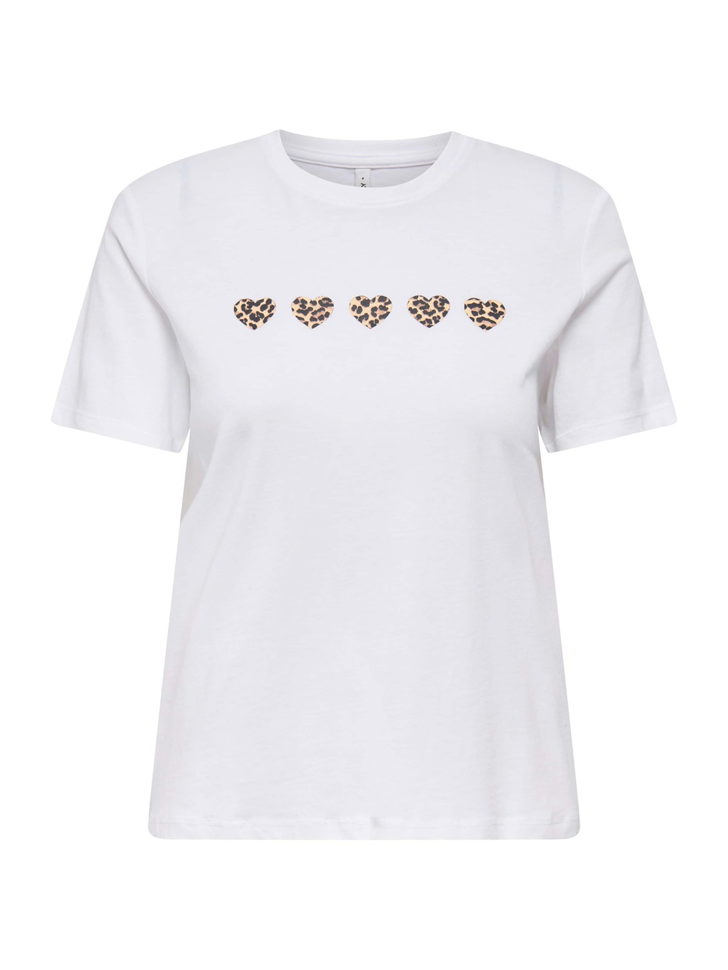 ONLY T-Shirt 'ONLMIA' in Weiß: Vorderseite