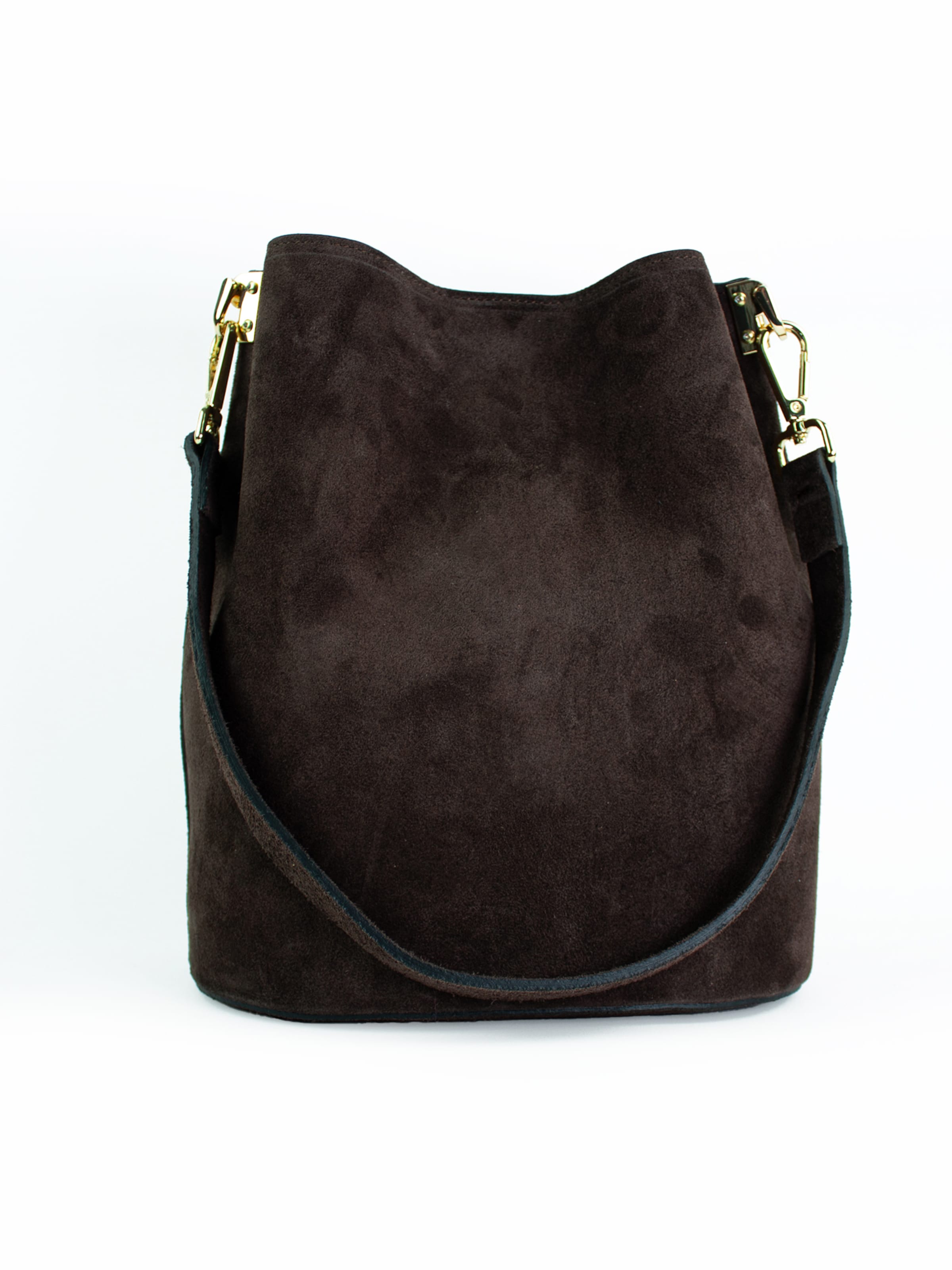 lePelou - Bolso de hombro 'BECCA' en marrón