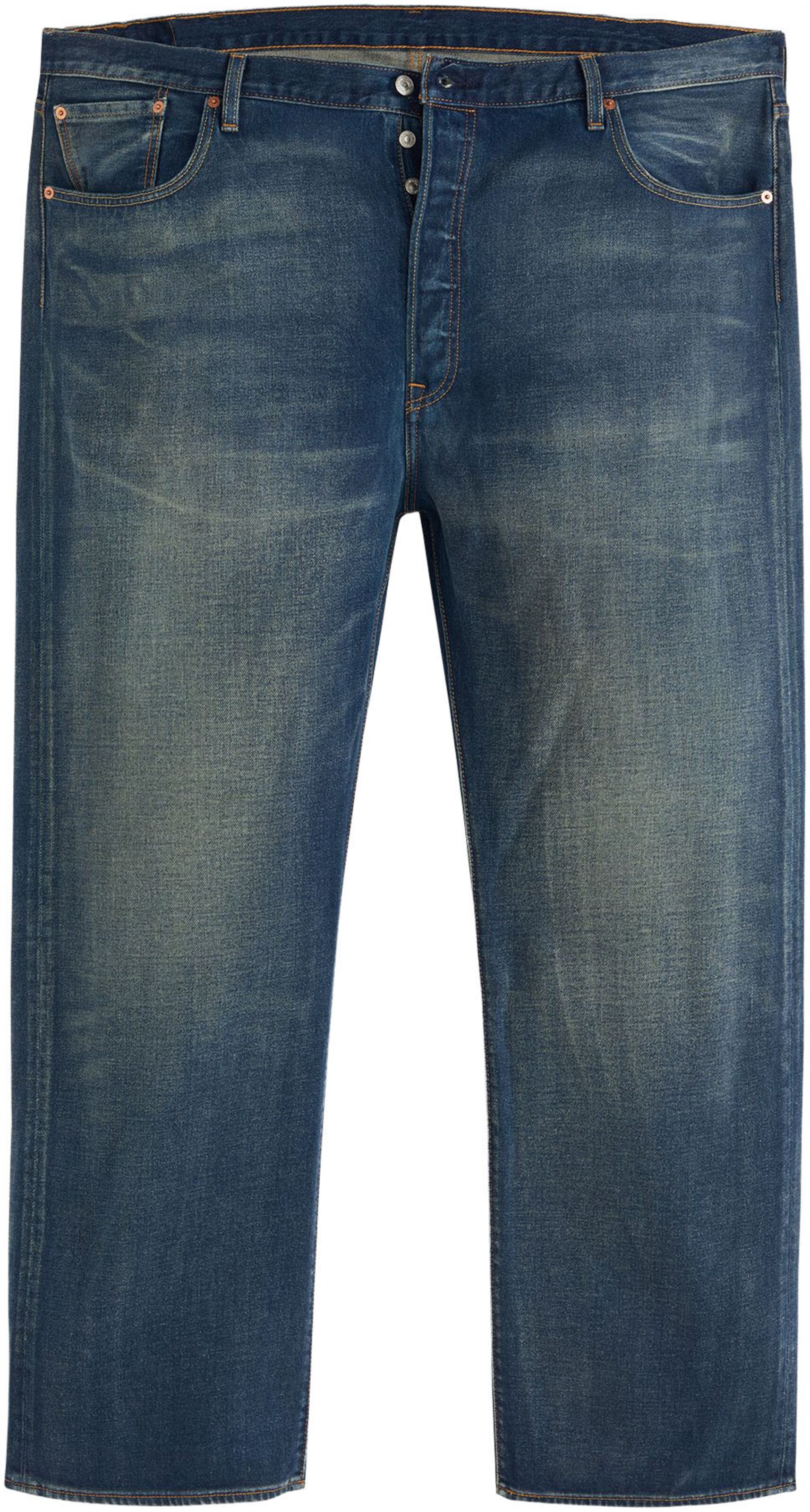Levi's® Big & Tall - Regular Calças de ganga '501 Levi's Original B&T' em azul: frente