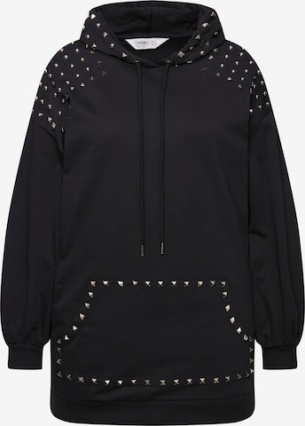 Angel of Style Sweatshirt in Black: front