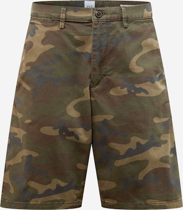 GAP Regular Chino in Groen: voorkant