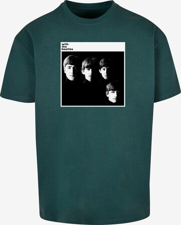 Merchcode Shirt 'Beatles - With the Beatles' in Groen: voorkant