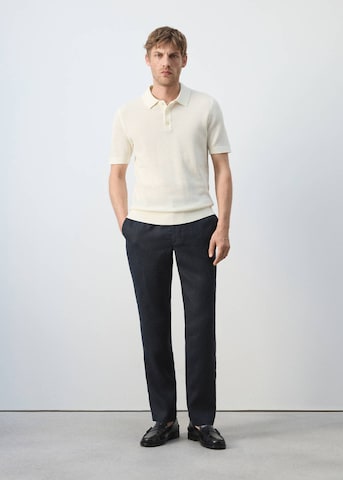 MANGO MAN Slimfit Hose 'Oyster' in Blau