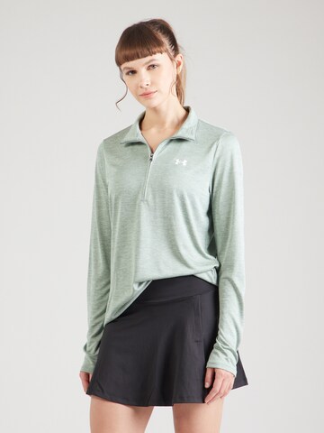 UNDER ARMOUR Performance shirt 'Twist' in Green: front