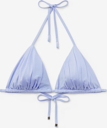 CALZEDONIA SHINY SATIN in Blau: Vorderseite