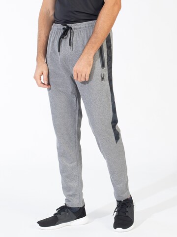 Slimfit Pantaloni sportivi di Spyder in grigio