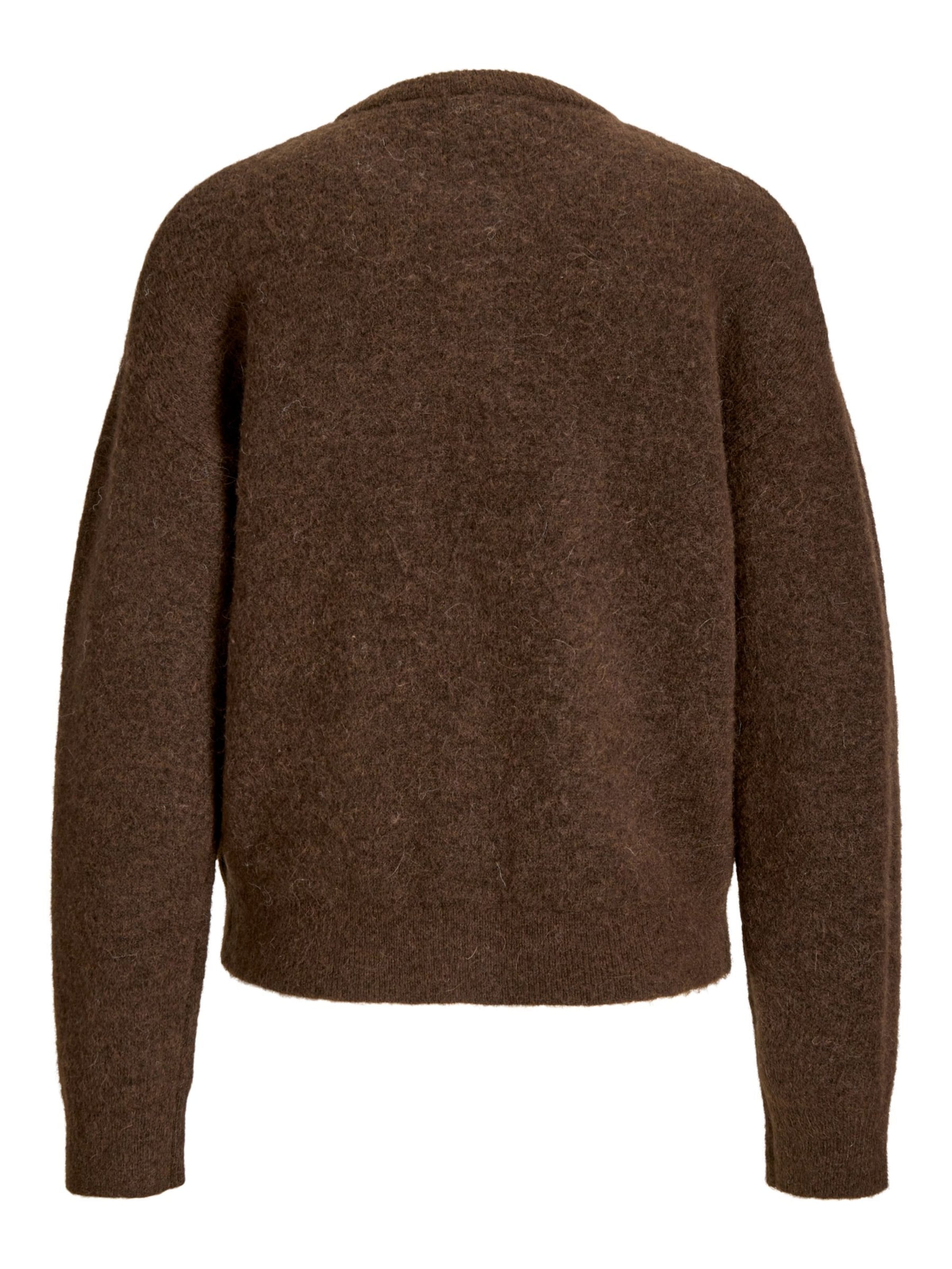 JJXX Gebreid vest 'JXMatilda' in Bruin
