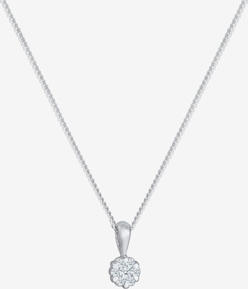 Elli DIAMONDS Halskette Solitär-Kette in Silber