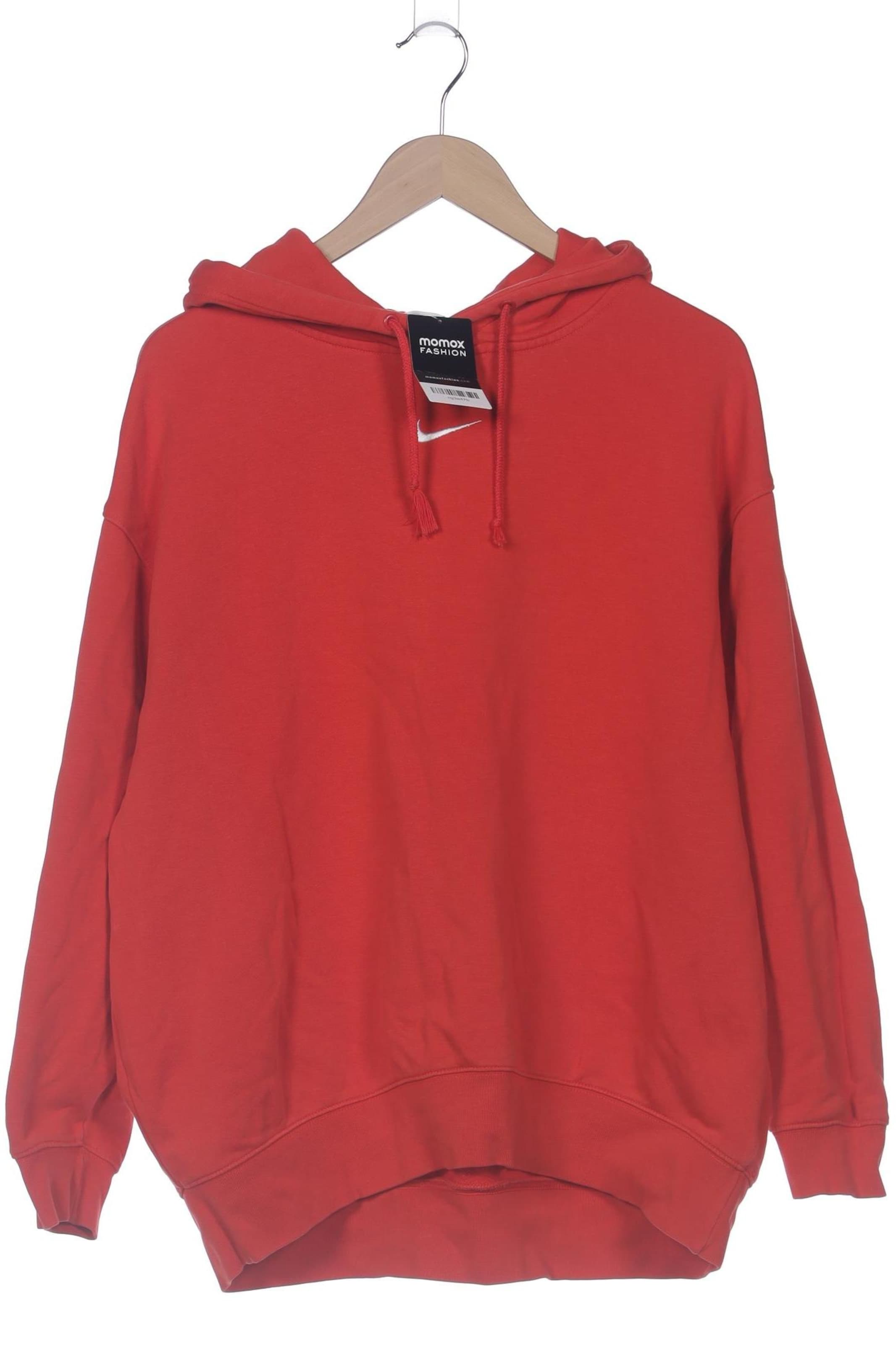 NIKE Sweatshirt & Zip-Up Hoodie in M in Red: front